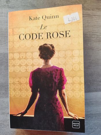 Roman le code rose Kate Quinn