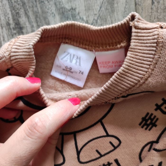 Pull Zara chats 6-9 mois neuf - photo numéro 3