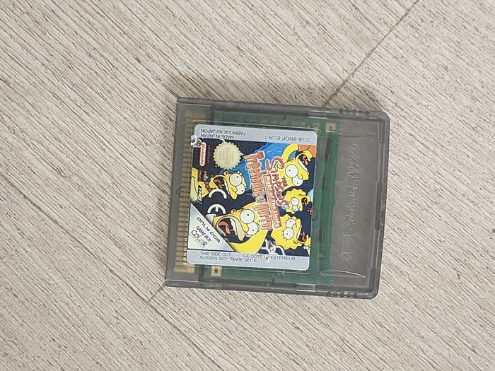 Jeu Gameboy The Simpsons - photo numéro 2
