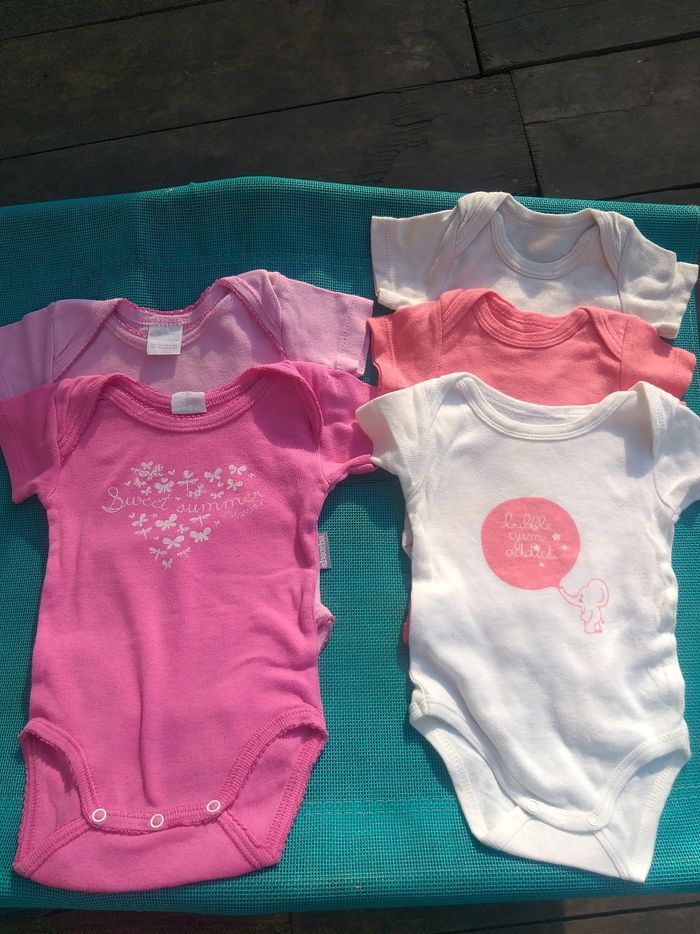 Lot de 5 bodys fille