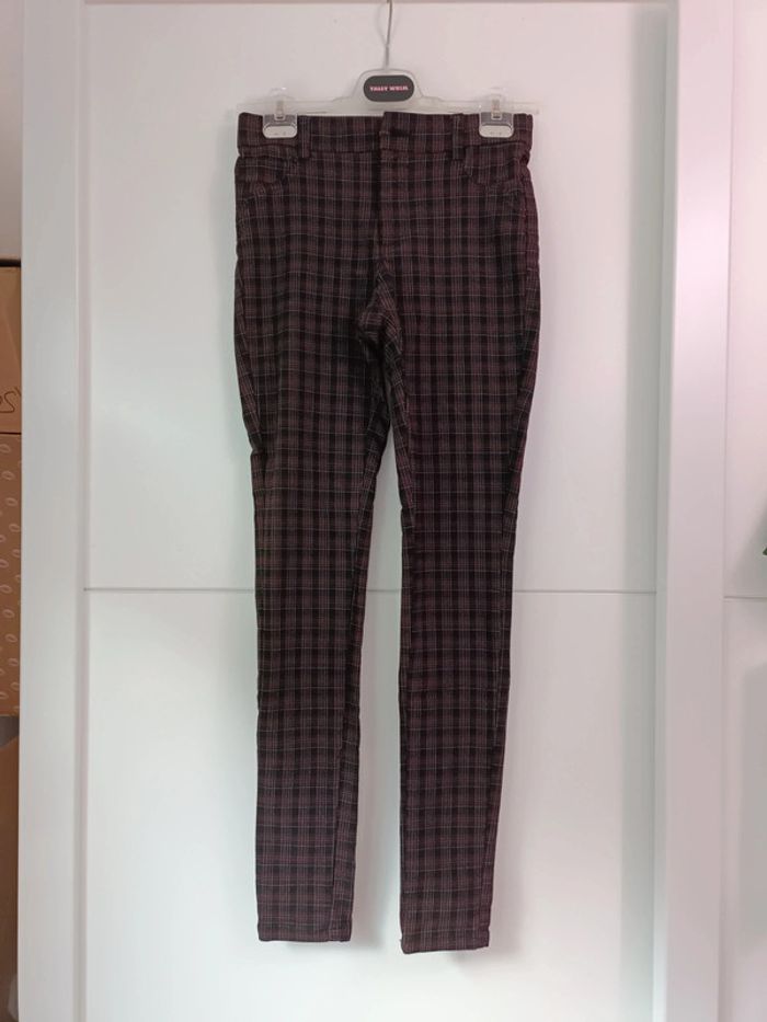 Pantalon à carreaux