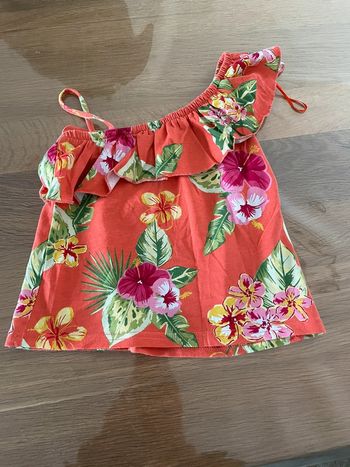 Tee shirt fleurie 4 ans