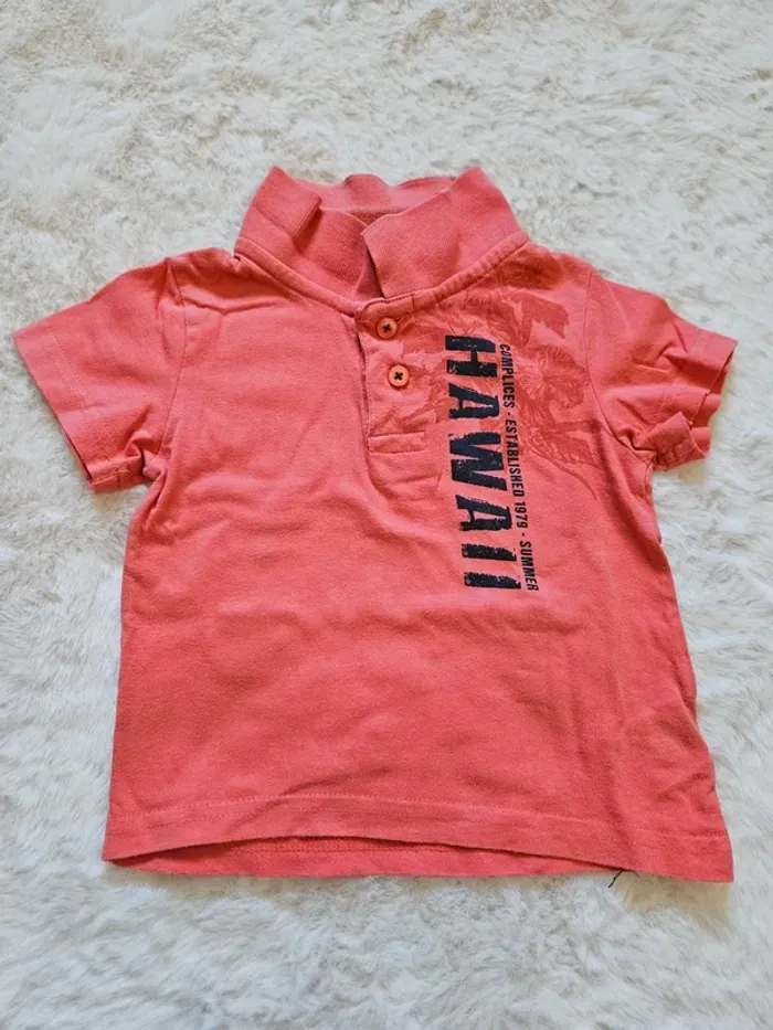 🧡 Polo garçon orange manches courtes Complices 2-3 ans 🧡 - photo numéro 2