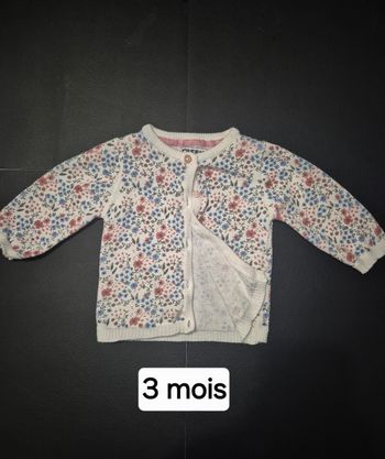 Gilet fille 3 mois