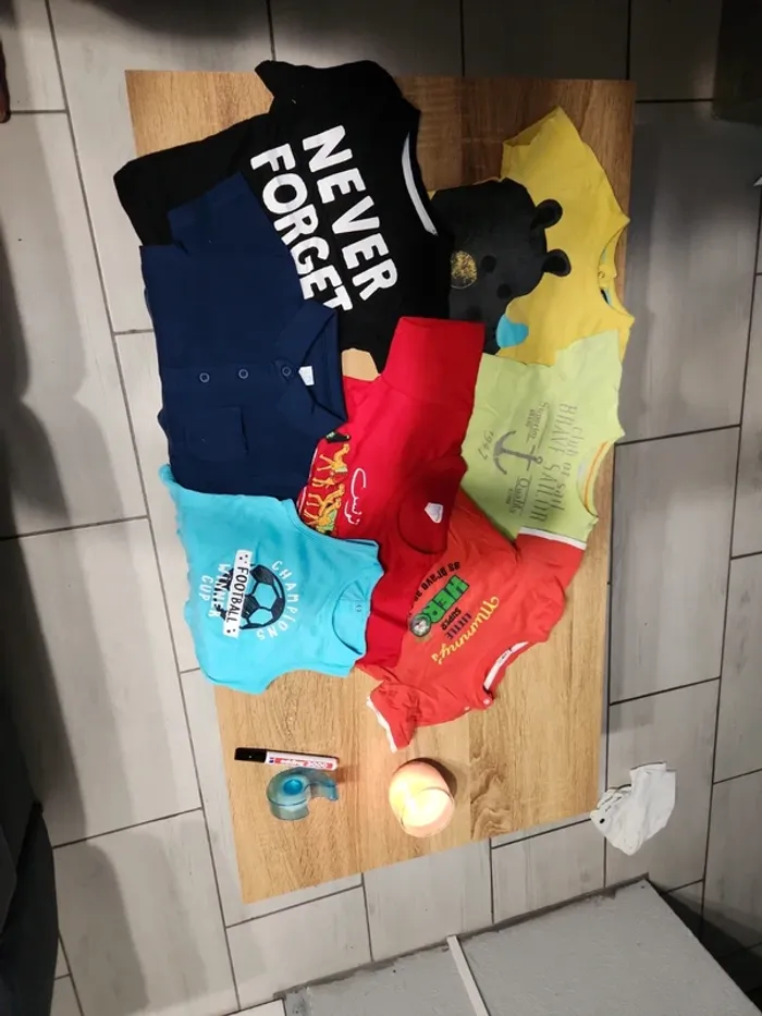 Lot tee-shirts manches courtes
