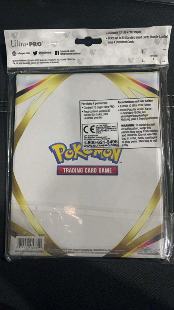 Petit porte folio classeur Pokémon origine perdu - photo numéro 2