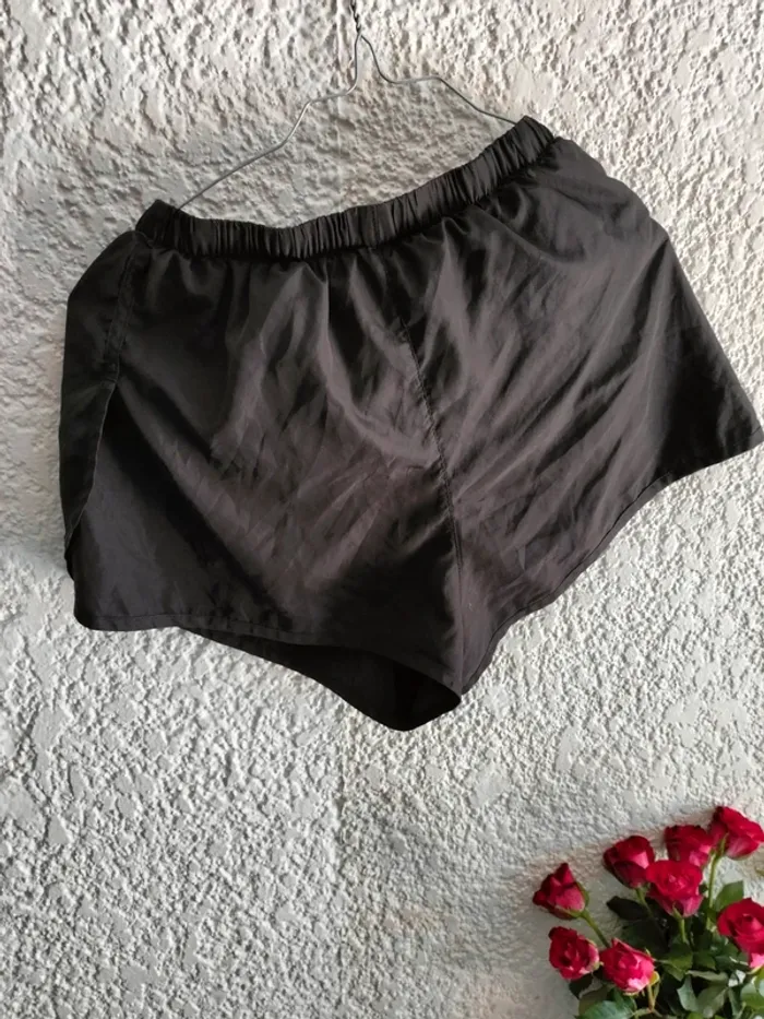 Short de sport a lacets noir T M - photo numéro 3