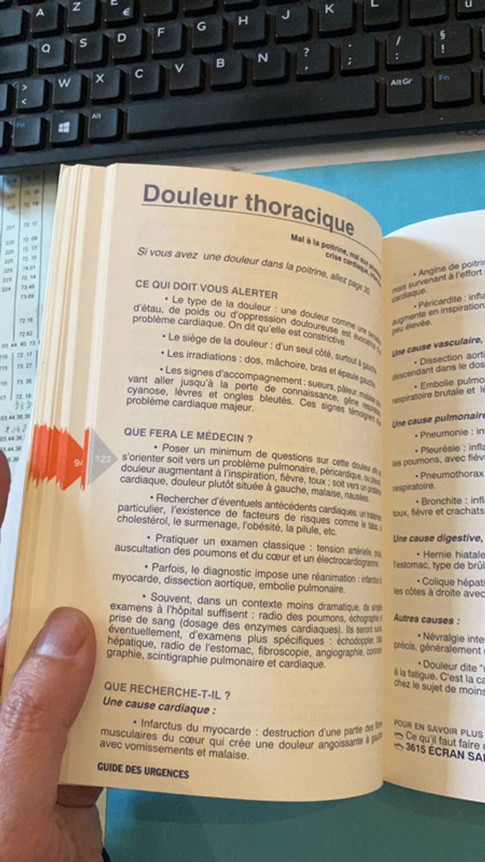 Livre . Le guide des urgences à la Maison. - photo numéro 7