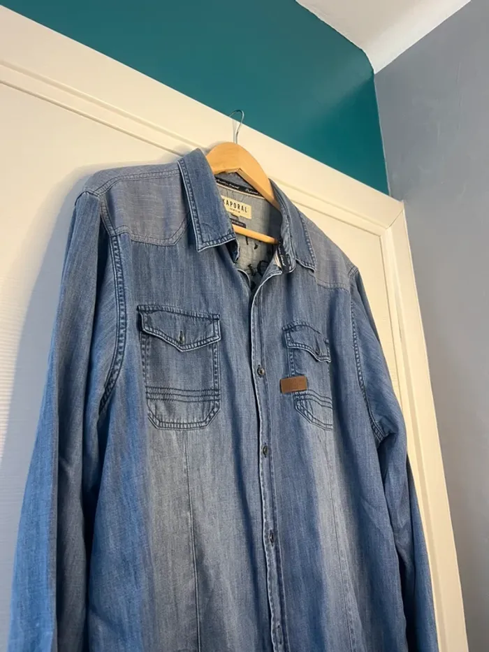 🔹 Chemise en Jean Bleu – Kaporal 🔹 - photo numéro 4
