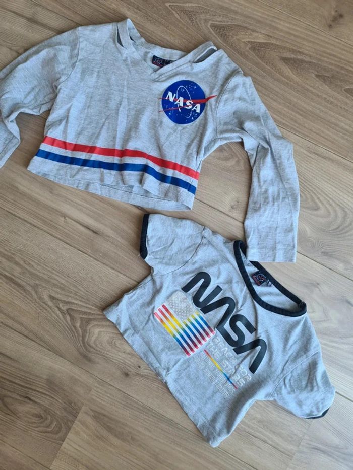 Lot croc-top nasa 8ans