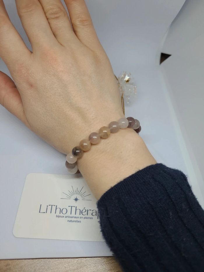 Bracelet pierre de lune - photo numéro 5