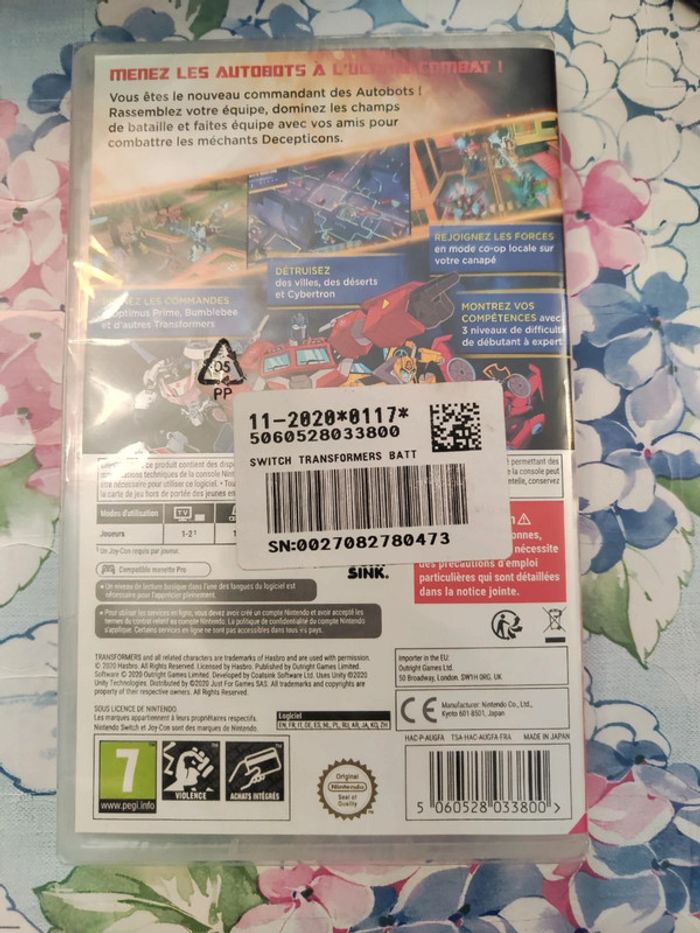 Transformers Battlegrounds Nintendo Switch - photo numéro 2