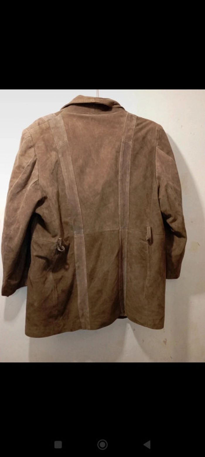 Veste femme daim beige - photo numéro 4