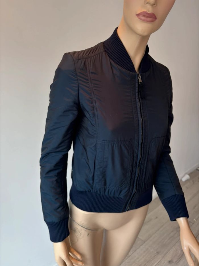 Blouson bombers bleu marine dolce gabbana - photo numéro 8