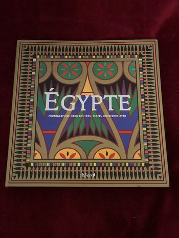 Livre géographie voyages Égypte