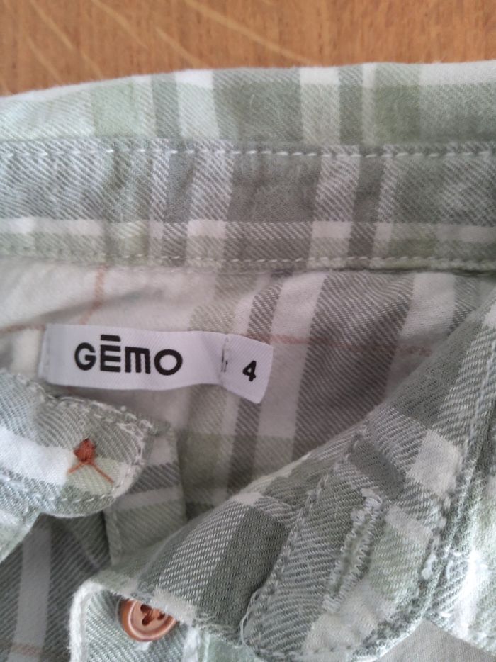 Chemise hiver manches longues vert pâle - photo numéro 3