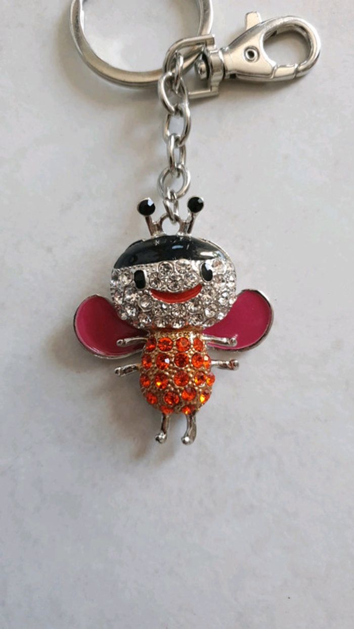 Porte clés coccinelle diamant Neuf V4 - photo numéro 3