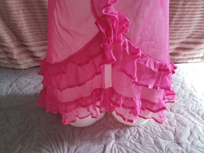 Nuisette rose à volant - photo numéro 2