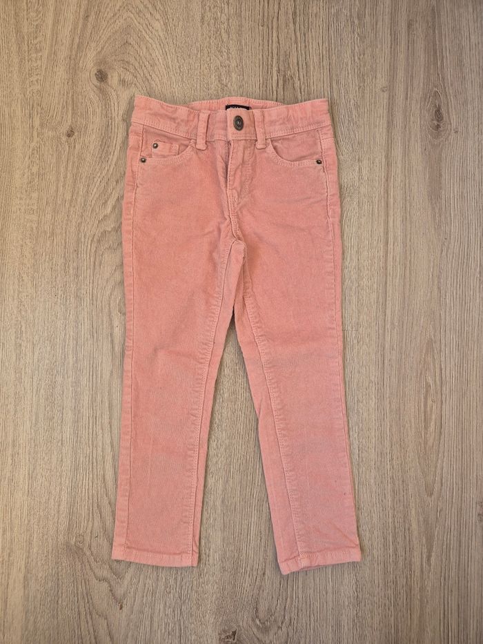 Pantalon en velours rose