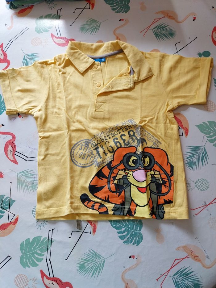 Lot de 9 t-shirts manche courte taille 4 ans pour garçon - photo numéro 3