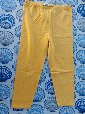 Legging court fille 12 ans jaune