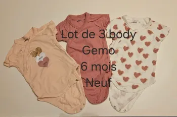 Lot de 3 bodies neufs