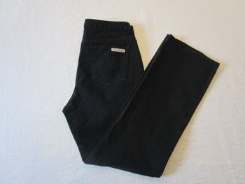 Jean femme Calvin Klein 100% coton coupe Slim Bootcut Taille 40 W30 L34 Noir (J276)
