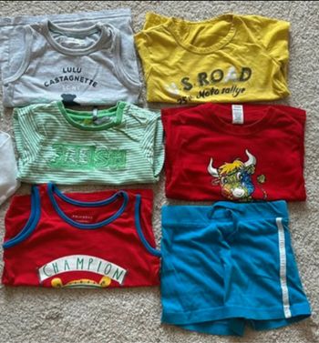 Lot 6 pieces garçon 18 mois - Très bon état général