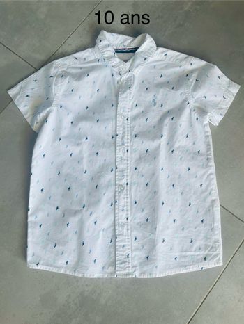 Chemisette gentleman Farmer 10 ans neuf sans étiquette