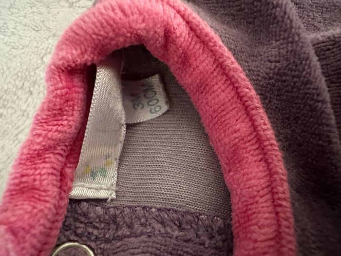 Pyjama en velours taille 3 mois - photo numéro 3
