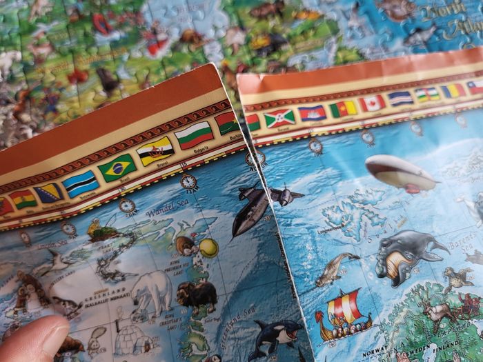 Puzzle mappemonde Amazing world. - photo numéro 5