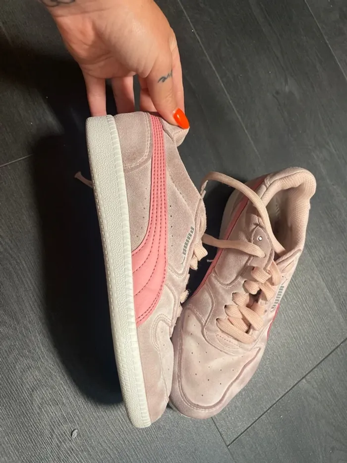 Basket puma rose - photo numéro 2