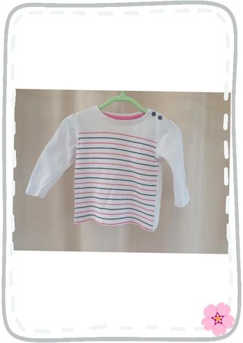 T-shirt manches longues Gémo 12mois