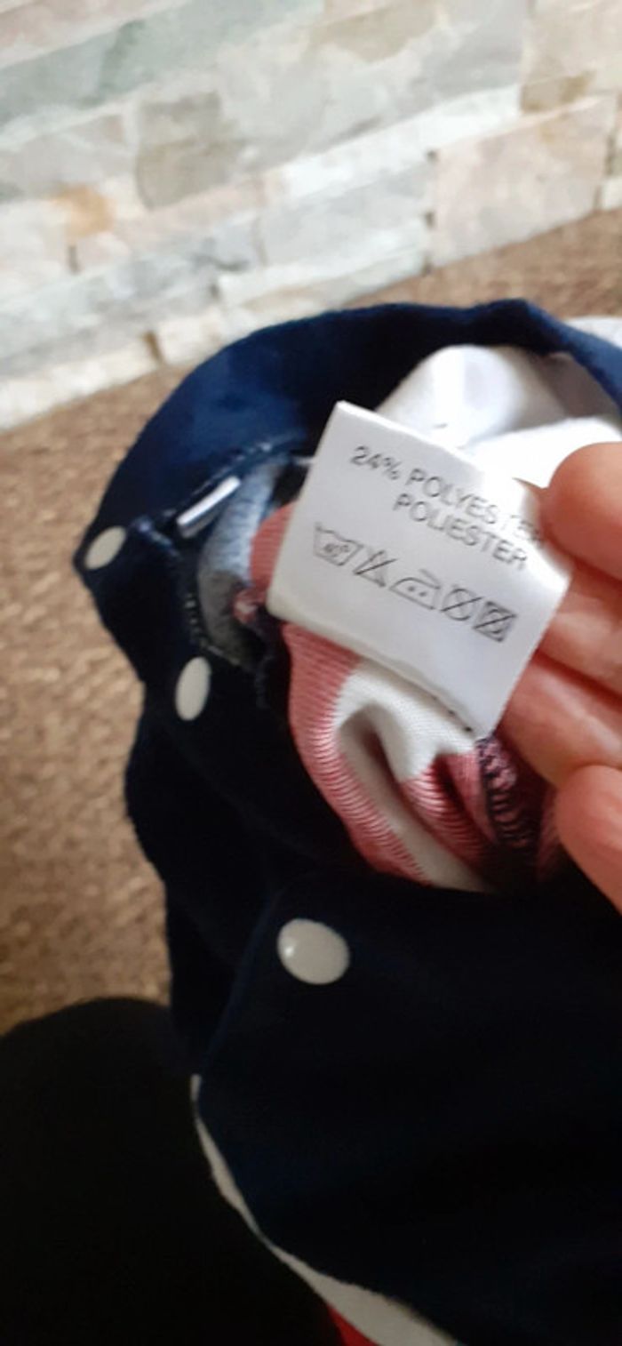 Pyjama velour petit marin 3 mois - photo numéro 8