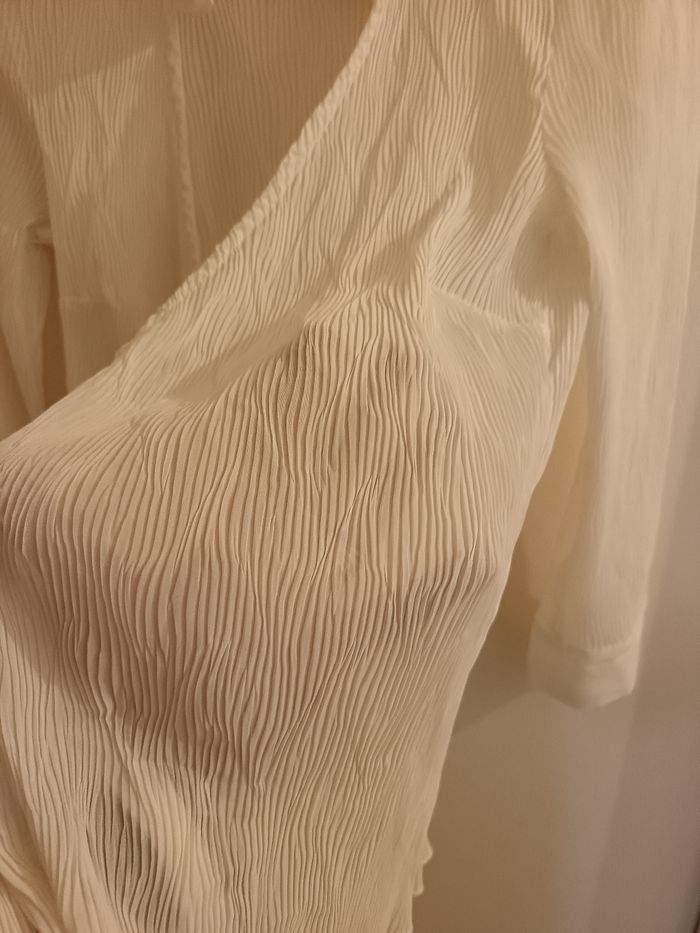 Chemisier blanc cache coeur - photo numéro 4