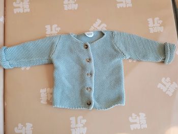 Gilet en maille mixte 9 mois