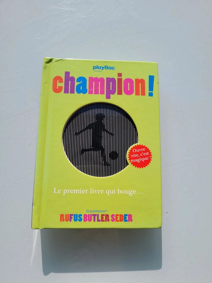 Livre animé hologramme Playbac 🏀 Champion (54) - photo numéro 2