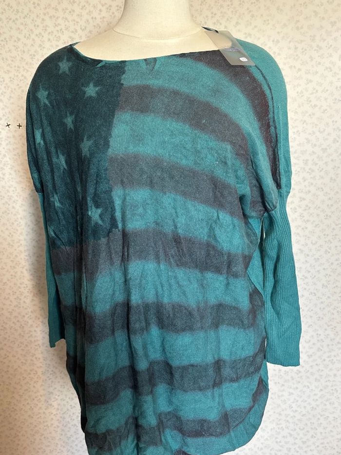 Pull fin taille unique marque it hippie neuf avec étiquette à 39euro - photo numéro 2