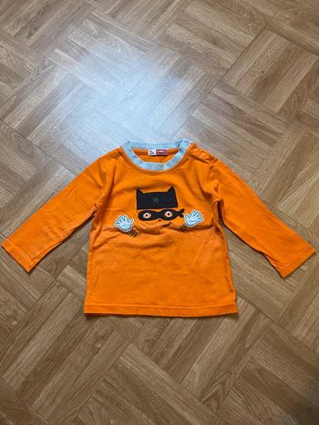 T-shirt orange taille 12 mois Du Pareil au Même