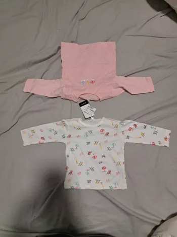 Lot de 2 tee shirt manche longue