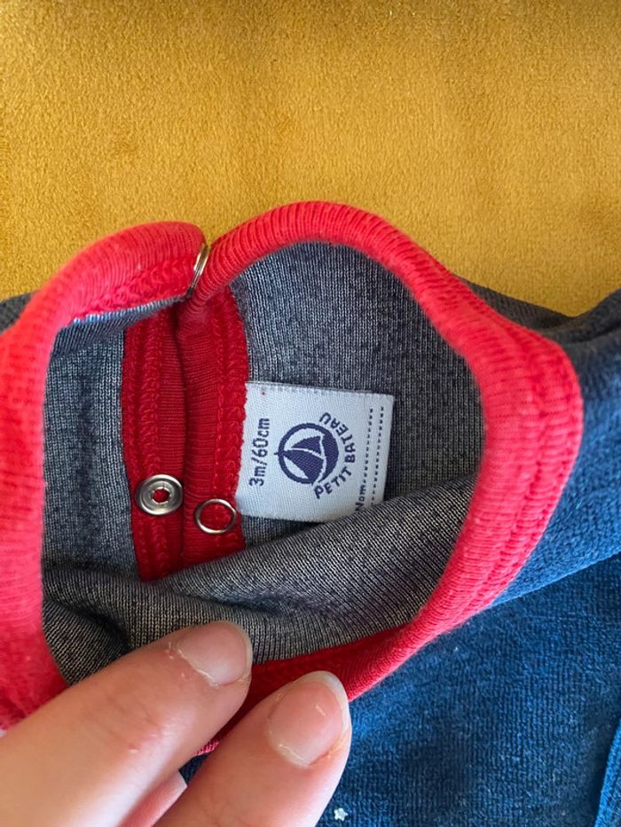 Pyjama velours 3 mois - photo numéro 2