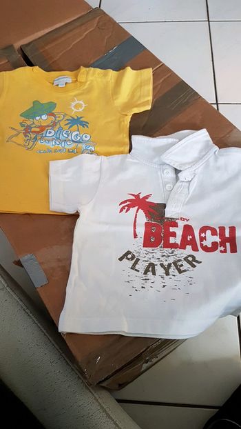 Lot de 2 tee shirt kimbaloo