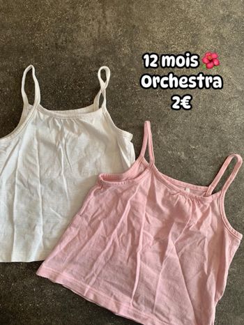 Débardeur 🌺 12 mois 🌺 Orchestra