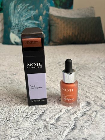 drop highlighter note cosmétique
