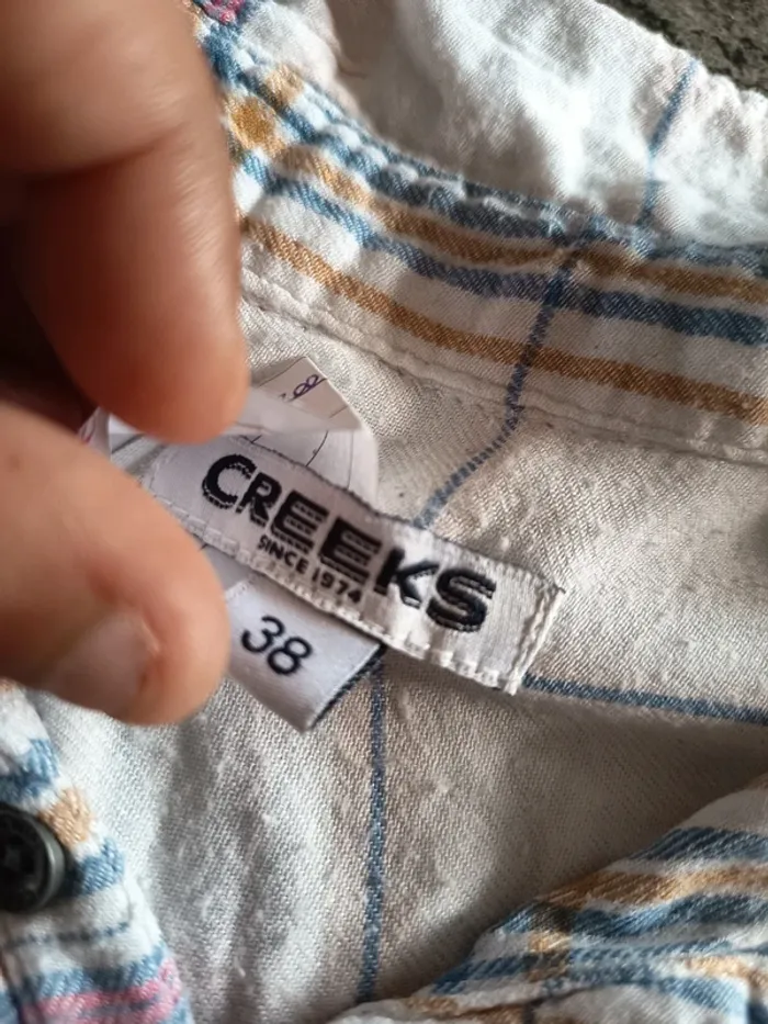 Chemise taille 38 creeks - photo numéro 2