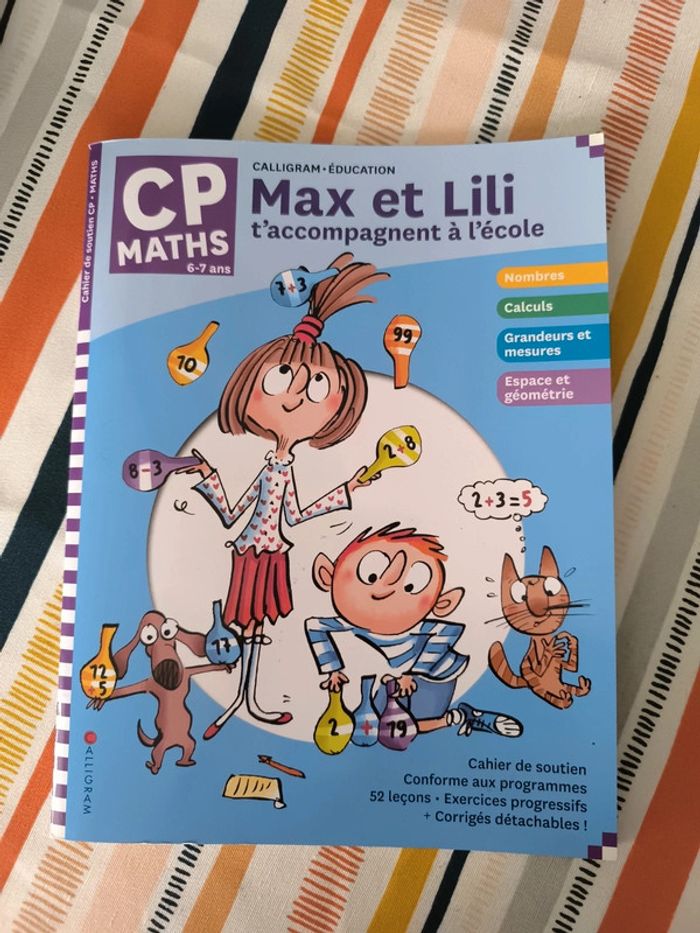 Cp maths. Max et Lili t'accompagnent à l'école