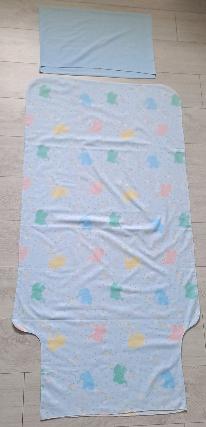 Parures de lit bébés mixte jumeaux 60x120cm - photo numéro 3