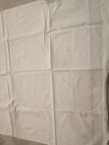 tissu blanc 280 x 80 cm percale de coton