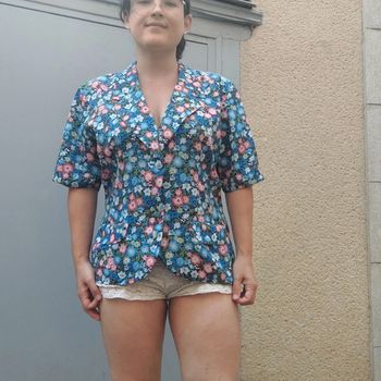 Jolie blouse Vintage pour taille XL