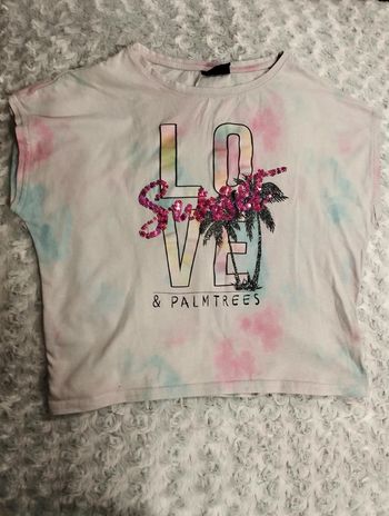 T-shirt Large imprimé LOVE 12/14 ans